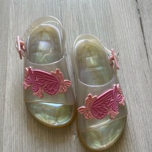 Sophia Webster Toddler Girl Pink Jelly Sandals